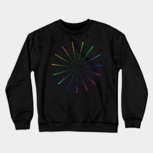 Colorful rays spiral - graphic pattern - graphic Crewneck Sweatshirt